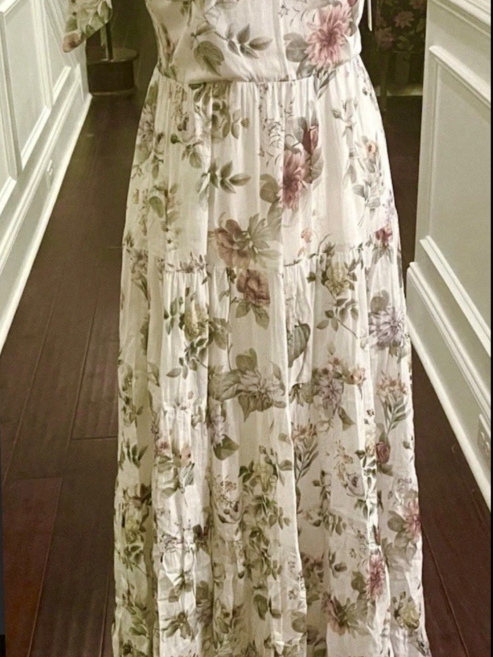 Alice + Olivia Monnie Maxi Dress Floral Sweet Nothings Fairytale Easy Luxury 6 - Picture 13 of 16